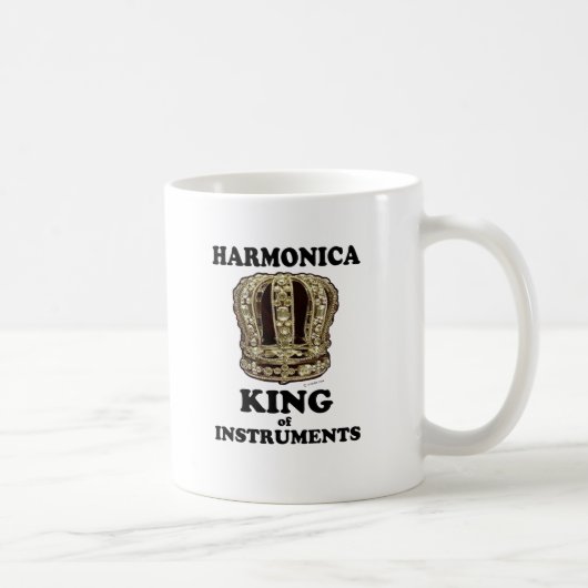 ハーモニカ・キング・オブ・楽器 コーヒーマグカップ (右)