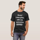 ハーモニカ・ハーモニカ・ムスと予定が入ってごめんなさい Tシャツ (正面フル)