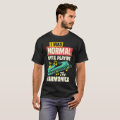 ハーモニカ フレンチハープ ハーモニカ Tシャツ (正面フル)