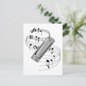 ハーモニカ ポストカード (スタンド正面)