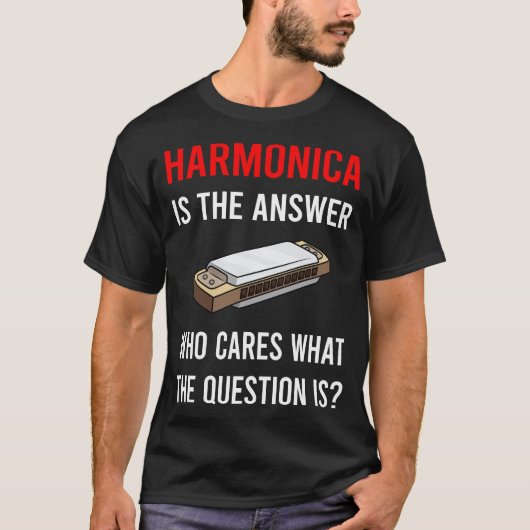 ハーモニカ Tシャツ (正面)