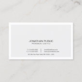 ハーモニックカラー芸術的デザインシモダンック 名刺 (裏面)