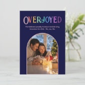 ハーモニーちゃん クリスマスベイビー 誕生のお知らせ フォト シーズンカード (スタンド正面)