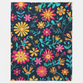 ハーモニーの花びら 60x80 フリースブランケット (正面)