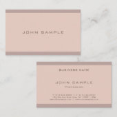 ハーモニーエレガントカラープロフェッショナルプお洒落ラン 名刺 (正面/裏面)