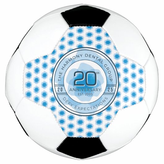 ハーモニーデンタル20周年記念サッカーボール サッカーボール (正面)