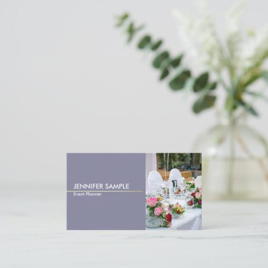 ハーモニーモダンエレガントカラーイベント 名刺 (スタンド正面)