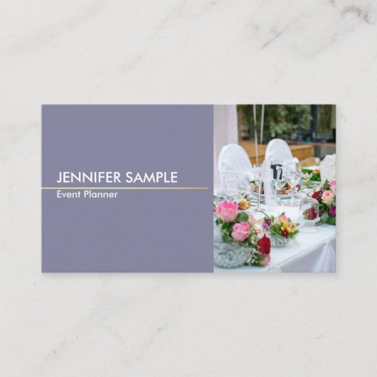 ハーモニーモダンエレガントカラーイベント 名刺 (正面)