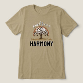 ハーモニー抽象ツリー トライブレンドＴシャツ