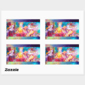 ハーモニー トリオ ミュージック コンサート 包装紙 長方形シール (シート)