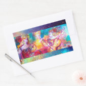 ハーモニー トリオ ミュージック コンサート 包装紙 長方形シール (封筒)