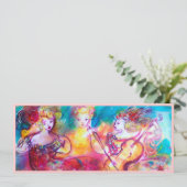 ハーモニー トリオ 春のコンサート,シャンパンメタリック 招待状 (スタンド正面)