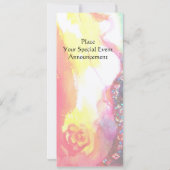 ハーモニー トリオ 春のコンサート,シャンパンメタリック 招待状 (裏面)