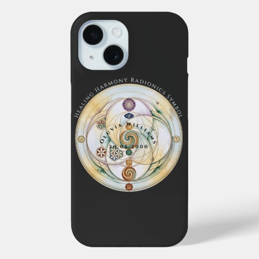 ハーモニー・レーダイオニクス・リチュアルキャンドル Case-Mate iPhoneケース (裏面)