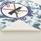 ハーモンスキーパトロール – 雪の迷彩柄 シェルパブランケット (3/4)