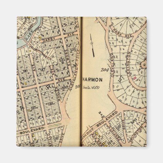 ハーモンパーク、ニューヨーク2 マグネット (正面)