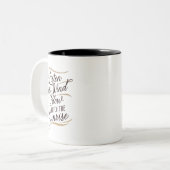 ハーモ素晴らしンを使ったワードアート ツートーンマグカップ (正面左)