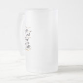 ハーモ素晴らしンを使ったワードアート フロストグラスビールジョッキ (正面左)