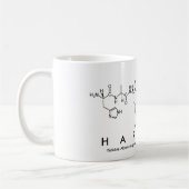ハーランドペプチド名mug コーヒーマグカップ (左)