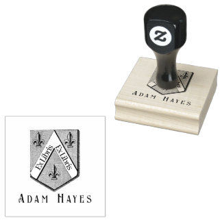 ハーランド中世シールドEx Libris ラバースタンプ