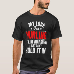 ハーリングプレイヤーハーラーアイリッシュゲリックゲームフィールドスポール Tシャツ
