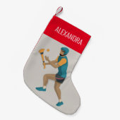 ハーリング スモールクリスマスストッキング (正面 (吊り時))