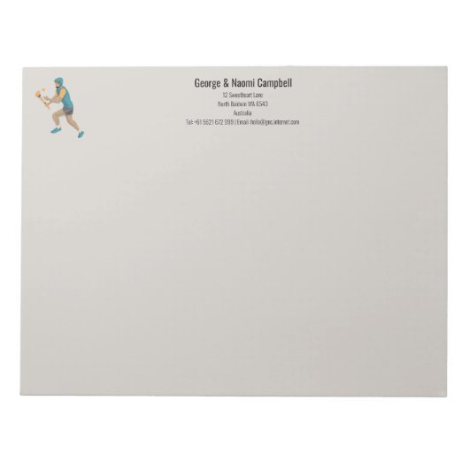 ハーリング ノートパッド (正面)