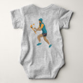 ハーリング ベビーボディスーツ (裏面)