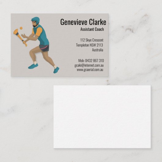 ハーリング 名刺 (正面/裏面)