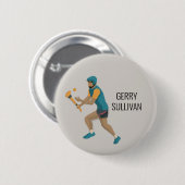 ハーリング 缶バッジ (正面&裏面)