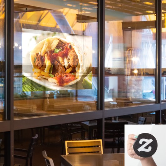 ハールティチョリゾブレックファーストブリトメキシカンフードピック ウィンドウサイン (レストラン窓)