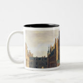 ハールレムの町の広場 ツートーンマグカップ (左)