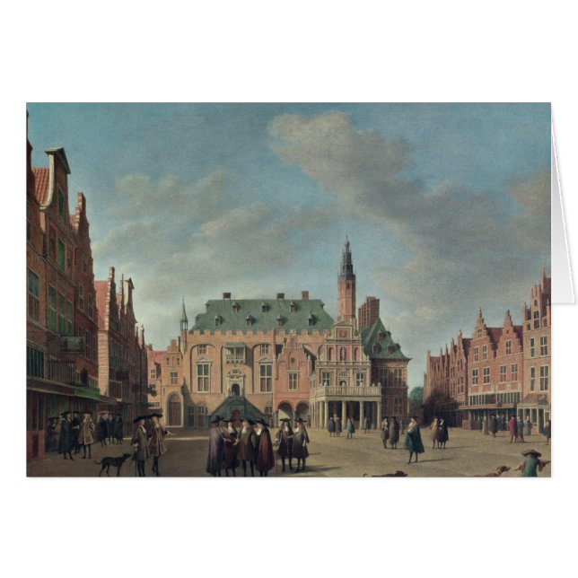 ハールレムのGrote Marktの眺め (正面横)