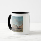 ハールレムのGrote Marktの眺め マグカップ (正面左)