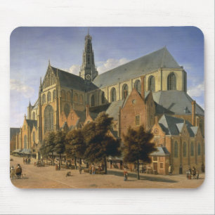 ハールレムのSt. Bavo、1666年の教会 マウスパッド