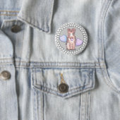 ハーレイラビットハート ピンズボタン 缶バッジ (インサイチュ)