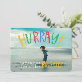 ハーレイ！ |姉妹写真妊娠のお知らせ 案内状 (スタンド正面)