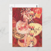 ハーレキンキス ポストカード (正面/裏面)