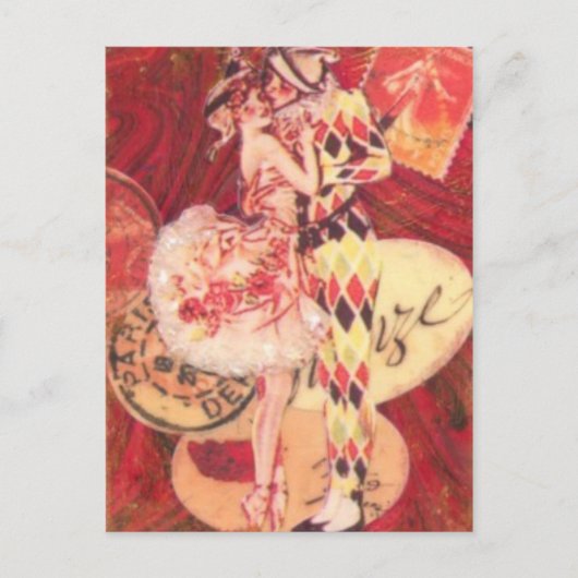 ハーレキンキス ポストカード (正面)