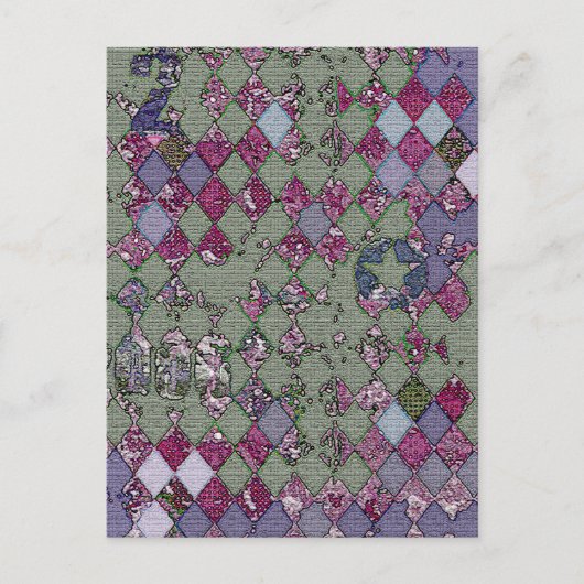 ハーレキンデザイン ポストカード (正面)