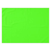 ハーレキンネオングリーン無地のカラー テーブルクロス (正面(横))