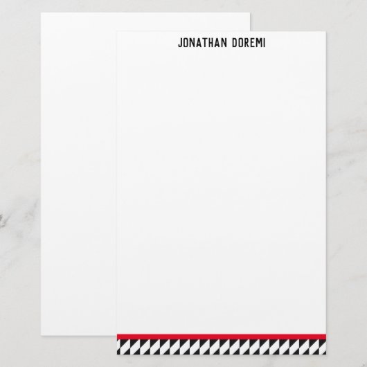 ハーレキン傾斜 便箋 (正面/裏面)