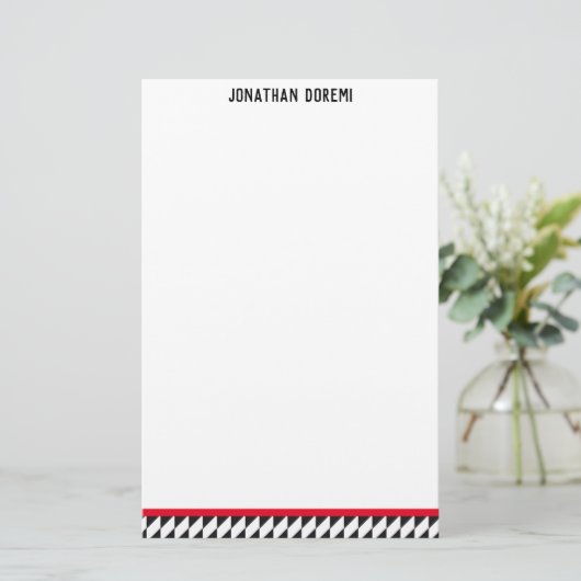 ハーレキン傾斜 便箋 (スタンド正面)