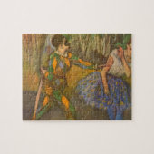 ハーレクインとオダマキ(植物)バイエドガー・デガスヴィンテージ・アート ジグソーパズル (横)