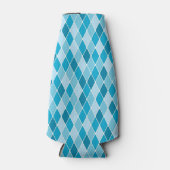 ハーレクインの冬のパターン ボトルクーラー (正面)