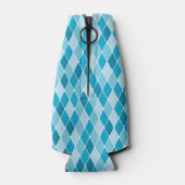 ハーレクインの冬のパターン ボトルクーラー (裏面)