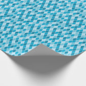 ハーレクインの冬のパターン ラッピングペーパー (角)