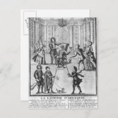 ハーレクインの宝くじ ポストカード (正面/裏面)