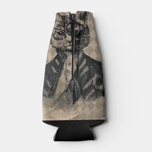 ハーレクイングランジ猫 ボトルクーラー (裏面)