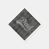 ハーレクイングレーシェードパパ父の日 スタンダードカクテルナプキン (角)